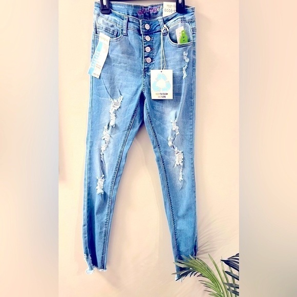 New Gogo Jeans pants for girls Destructed Cinched - Picture 3 of 9